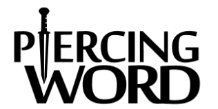 Piercing Word logo